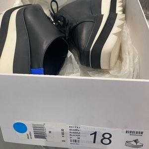 Stella McCartney platform wedge sneaker mule